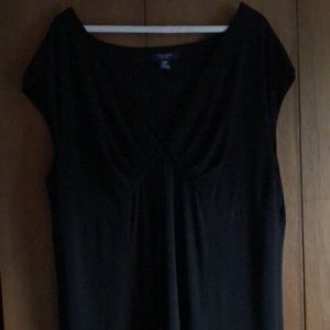 Chaps Black Dress